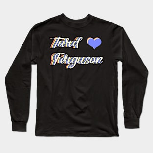 Turd Ferguson Love Retro Typography Long Sleeve T-Shirt